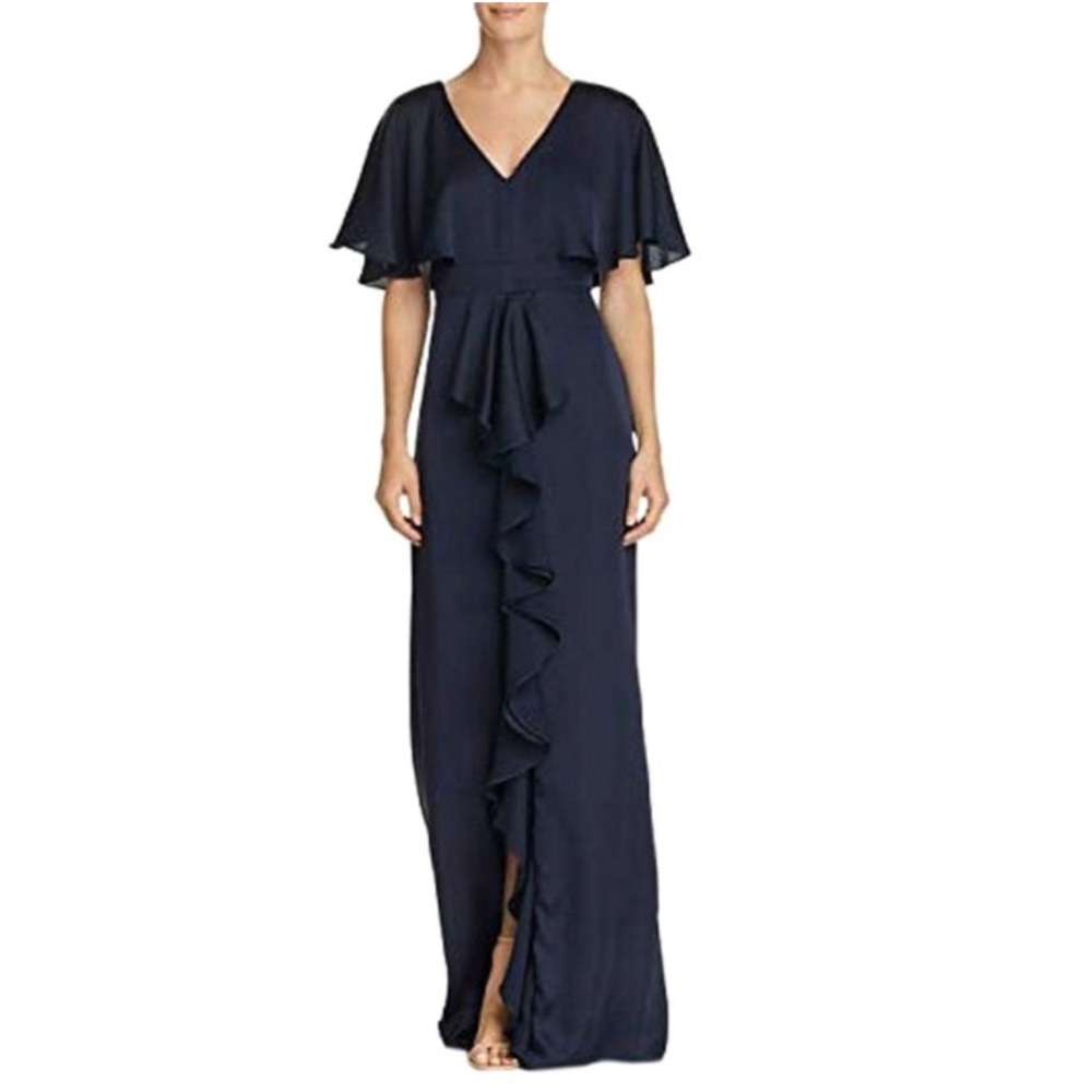 ⭐️ ADRIANNA PAPELL NAVY GOWN ⭐️